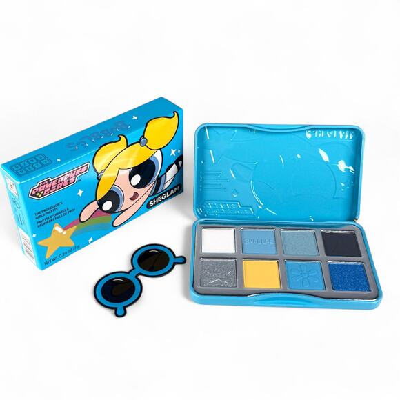 Powerpuff Girls The Professor's Girls Eyeshadow Palette Joy and Laughter Sheglam - Picture 1 of 7